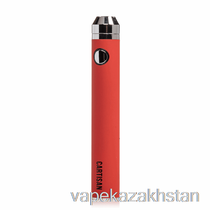 Vape Disposable Cartisan Button VV 1300 510 Battery Red